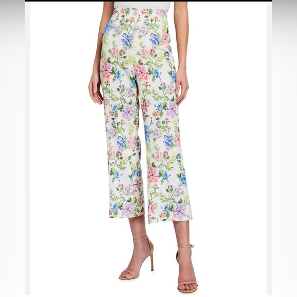 NWT Alice + Olivia Lorinda Clean Super High-Waist Ankle Pants in size 8 - Picture 1 of 9